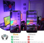 LED Flood Light Outdoor 500W Equivalent 5000 LM,Smart RGB Color Changing Floodlight with APP Control, Warm White 2700K&16 Million Colors, DIY Scene,Timing,Music Sync, IP66 Waterproof,US Plug（2 Pack） - Image 6