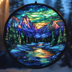Moutain Range Acrylic Suncatcher by AVAGAN