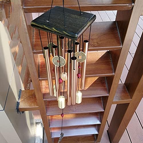 Copper Money Wind Chime Pendant Balcony Outdoor Yard Garden Home Decoration Metal Pipe Large Chimes Bells Tubes - Image 5