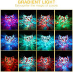 Cooo 2 Pack Gift for her him Landscape Lighting Path Lights Heavy Solar Mosaic Lantern with RGB Color-Changing Light – Dual Solar Panels, Red Amber Glass Tiles, Waterproof Outdoor - Image 3