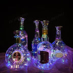 Upgraded 12 Pack Diamond Solar Wine Bottle Lights, 20 LEDs Waterproof Copper Light, Bottle Light Fairy Cork String Lights for Yard Patio Decor, DIY Birthday Gift for Mom Grandma Friend(MultiColor) - Image 5