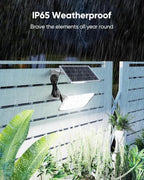 JACKYLED 1000 Lumen 299 LED Solar Dusk to Dawn Light Outdoor White 2 Pack - Image 6