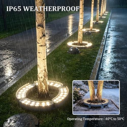 Outdoor Waterproof Ring Tree Lights, LED Landscape Spotlight - Image 4