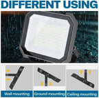 Leddictive 2 Pack 100W LED Flood Lights Outdoor, 3CCT Outside Work Light - Image 4