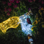 Upgraded 12 Pack Diamond Solar Wine Bottle Lights, 20 LEDs Waterproof Copper Light, Bottle Light Fairy Cork String Lights for Yard Patio Decor, DIY Birthday Gift for Mom Grandma Friend(3 Colors) - Image 7