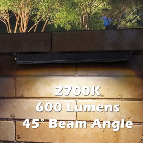 4 Packs 12inch Hardscape Lighting 5W 2700K Soft White - Image 2