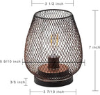 NEEDOMO 6 Pack Battery Operated Lamp Outdoor Table Lantern, LED Table Lantern with Timer Mode, Vintage Decorative Lights Cordless Lamp Indoor Outdoor Patio Bedroom Living Room with LED Bulb - Image 4