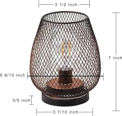 NEEDOMO 6 Pack Battery Operated Lamp Outdoor Table Lantern, LED Table Lantern with Timer Mode, Vintage Decorative Lights Cordless Lamp Indoor Outdoor Patio Bedroom Living Room with LED Bulb - Image 4
