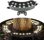 Tree Hugging Lights - Outdoor Ring Tree Light, 24V/220V IP65 Waterproof Landscape Spotlight, Tree Hug Uplights for Garden Pathway Accent, Circular Wrap Around Lamp(Blue,72W(24v)) by Unknown