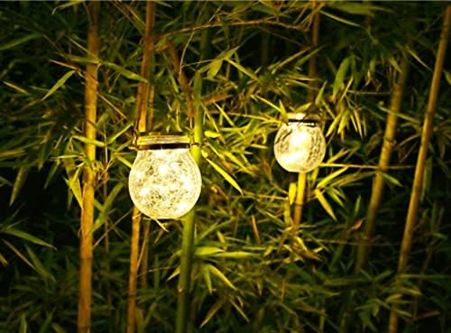 Ulalaza 2Pcs Solar Outdoor Hanging Lanterns with Handle Retro Solar Lights Patio Decor Patio IP65 Waterproof Yard Art Garden Accessories Outdoor Decorations for Christmas Porch Lawn - Image 2