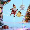 Christmas Solar Kettle Lights Garden Lawn Decorative Lights, Santa Solar Watering Can Lights Outdoor Decor, Waterproof Outdoor Decorative Light for Garden, Patio, Christmas Yard (1pc) by Unknown