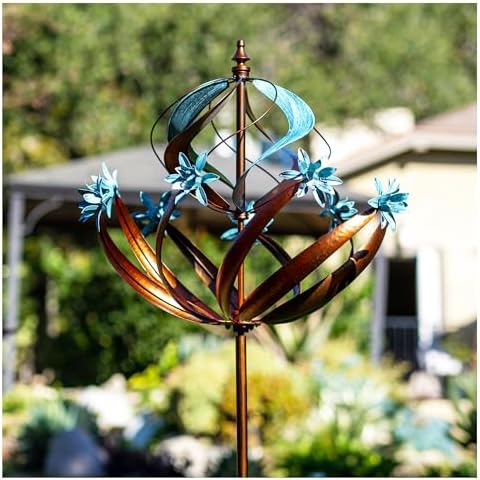 Wind Spinners Outdoor Metal - 86" Height Extra Large Kinetic Wind Spinner Sculpture for Yard and Garden, Ideal Gifts for Birthday, Anniversary and Housewarming by WinWindSpinner