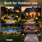 Low Voltage Landscape Lighting Aluminum LED Bollard Lights 2 Pack - Image 4