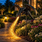 2027 New Solar Dragon Fire Garden Light, Dragon Flame Solar Light，1PC by Unknown
