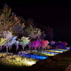 Led Beam Light - RGB Color Changing Rotation Spotlight, AC12V COB Tree Outdoor Flood Light, Garden Villa Courtyard Lawn Landscape Light(6w) - Image 2