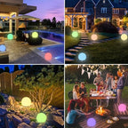 10 inch Solar Globe Light Outdoor Waterproof, Solar Ball for Garden - Image 5