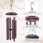ASTARIN Personalized Memorial Wind Chime for Loss of Loved One 30/36/42 inch, Sympathy Deep Tone Wind Chimes for Mom Dad/Mother Father, Remembrance Gifts for Grief Condolence Funeral - Image 3
