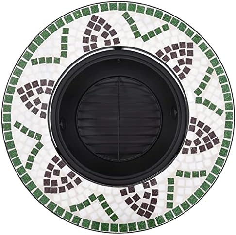 Mosaic Fire Pit Green 26.8" Ceramic - Image 6