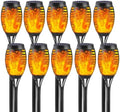 Solar Lights Outdoor,10 Pack Flame Flickering Lights,Weatherproof Torch Lights,Landscape Lighting,Perfect for Garden,Patio, Pathway Decor by Unknown