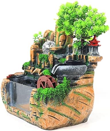 Waterfall Fountain Tabletop | Indoor Fountains Office Tabletop (11.8 * 7.87 * 11.8 inches) - Image 5