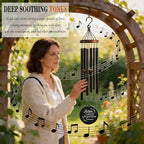 36 Inch Memorial Wind Chimes for Loss of Loved One - Deep Tone, Durable Metal Sympathy Wind Chimes for Outside, Outdoor Decor, Garden Patio Porch Yard Home, Meaningful Gift for Mom Women Housewarming - Image 4