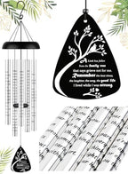 Fabuday 32'' Sympathy Wind Chime Memorial Gift for Loss of Dad Mom Cardinal by Fabuday
