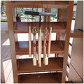 Opper Money Wind Chime Pendant Balcony Outdoor Yard Garden Home Decoration Metal Pipe Large Chimes Bells Tubes(D) by Unknown