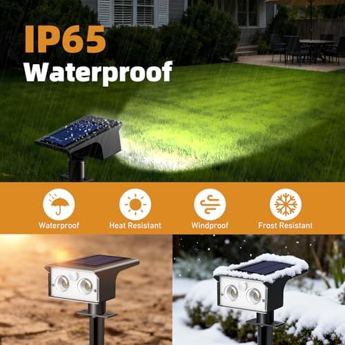 btfarm 8 Pack Solar Lights Outdoor Waterproof, Motion Sensor Outdoor Lights - Image 4