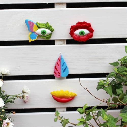 Outdoor Decorations for Yard Funny Tree Faces Sculpture Full Color Tree Hugger Garden Decoration Whimsical Sculpture Garden Peeker for Easter Creative Props Whimsical Decor - Image 7