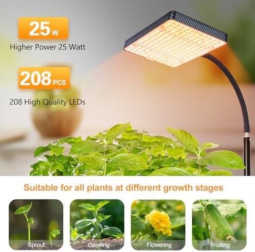 FECiDA 76" Standing Grow Lights for Tall Indoor Plants, Bonsai Tree, 1Head - Image 5
