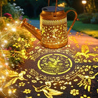 Solar Lights Outdoor Waterproof, 2 Pack Hummingbird Watering Can Lights - Image 5