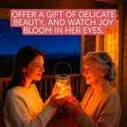 Cooo Gift for him her 9 Pack Solar Lanterns Outdoor Waterproof Upgraded Crystal Glass Solar Mason Jar Lights 30 LED 215% Larger SolarPanel, Anti-Rust Lid Hanging Outdoor Lanterns for Patio Garden - Image 3