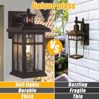 Exterior Light Fixtures Motion Sensor Wall Mount Oil Rubbed Bronze - Image 5