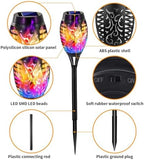 Solar Lights Outdoor, Solar Torch Lights with Flickering Flame,Waterproof Outdoor Garden Lights for Outside Patio Pathway Yard Decorations(6/8/1-/12/16/18/24, Multicolor) (16) - Image 2