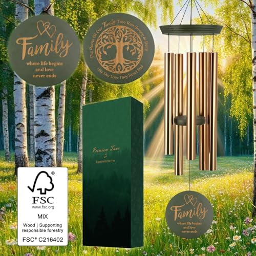 Astarin's Tree of Life Wind Chimes 36in Outdoor Garden Decor - Image 2