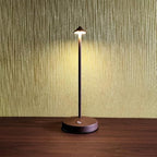 Cordless Table Lamps,Rechargeable Led Touch Bar Lamp, Portable Battery Desk Lamp,2 Level Brightness Dimmable Night Light,Minimalist Design, for Living Room/Restaurant/Couple Dinner/(Rust) by EypidLighting