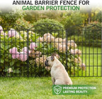 Garden Fence, 32in (H) x24ft (L) Garden Fencing Animal Barrier, 12 Panels - Image 3