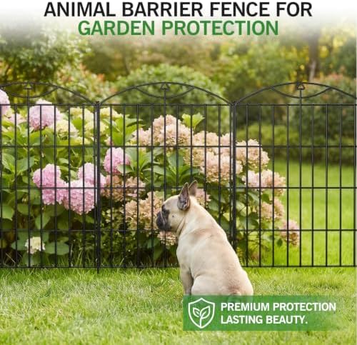 Garden Fence, 32in (H) x24ft (L) Garden Fencing Animal Barrier, 12 Panels - Image 3