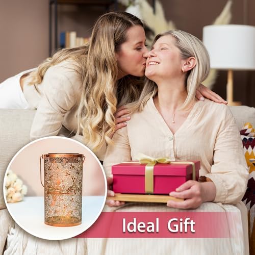 2 Pack Cardinal Outdoor Solar Hanging Lanterns Waterproof LED Solar Lights Metal Decorative Lanterns for Garden, Patio, Courtyard, Backyard, Yard Decor Unique Cardinal Gifts for Women Gardening - Image 3