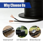 Extension Electrical Wire18/2 SPT-2W Bulk Lamp Cord, 300-Volt 18-Gauge, 100-feet Spool, Black,UL Listed… - Image 4