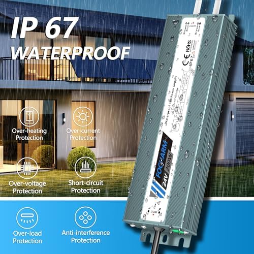LED Power Supply 200W: AC90-130V to 24V DC 8.3A IP67 - Image 6