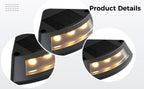 4 Pcs Solar Step Lights, Outdoor LED Stair Lights with Auto On/Off, Waterproof Deck Lights, Decorative Patio Lights for Yard Garden Fence, Landscape Lighting, 3.1 x 1.2 in / 80 x 30 mm - Image 3