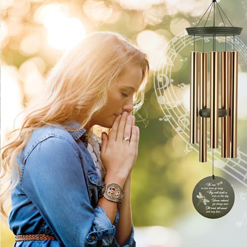 Personalized Wind Chime Outdoor Deep Tone, Memorial Wind Chimes - Image 6