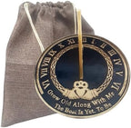 10'' Grow Old Sundial Clock – Solid Aluminum Antique-Style Garden Sundial with Jute Gift Case, Outdoor Patio & Yard Decor, Weather-Resistant Compass Timepiece, Nautical Gift - Image 4