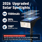 Solar Spot Lights Outdoor, 10 Packs/56 LED , Warm White Solar Spotlights - Image 3
