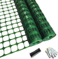 PotatoLife 2-Pack 4'x100' Green Mesh Fence for Garden with Zip Ties, Green by PotatoLife