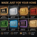 Custom LED House Numbers, Personalized Backlit Address Sign for Outside - Image 6