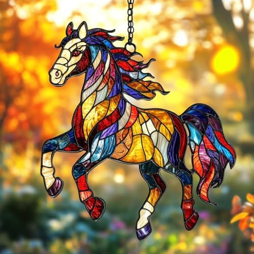 Radiant Horse Acrylic Suncatcher by AVAGAN