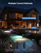 APPECK Landscape Lighting, RGBW Spotlights with APP Control,8 Pack - Image 4
