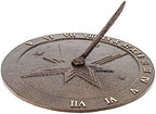 Montague Metal Products Roman Numeral Sundial - Garden Decor - Garden Clock - Image 4